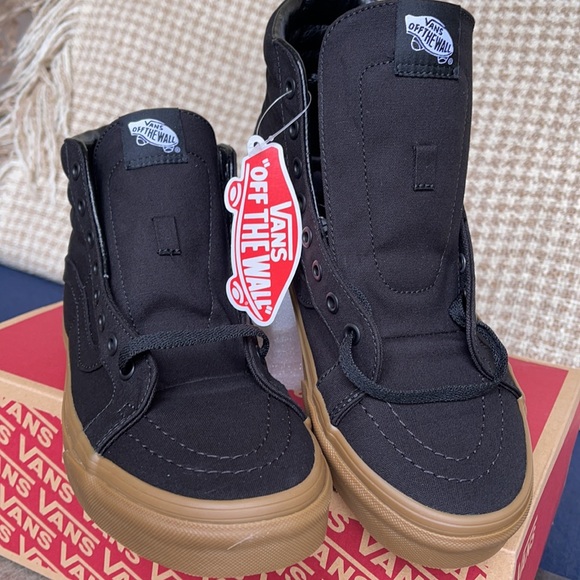 Vans Sk8-Hi Reissued Canvas Gum Black/Light Gum WM - Picture 8 of 16